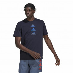 Meeste lühikeste varrukatega T-särk Adidas Designed To Move logoga