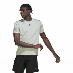 Мужская футболка с коротким рукавом Adidas Hiit Светло-Зеленая