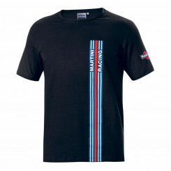 Мужская футболка с коротким рукавом Sparco Martini Racing черная (размер S)