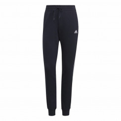 Long Sports Trousers Adidas Essentials French Terry 3 Stripes Lady Dark blue