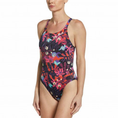 Женский купальный костюм Nike Fastback Flora Фиолетовый