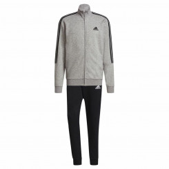 Tracksuit for Adults Adidas 3 Stripes Team Grey Men