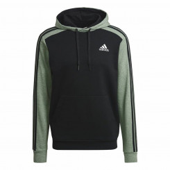 Meeste kapuuts Adidas Essentials Mélange French Terry Black