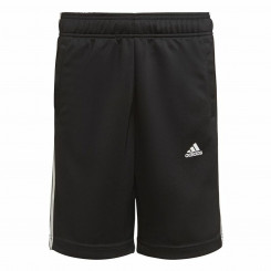 Sport Shorts for Kids Adidas  D2M 3 Stripes Black