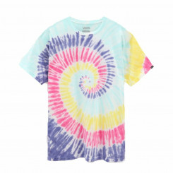 Men’s Short Sleeve T-Shirt Vans Rainbow Spiral Cyan