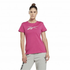 Women’s Short Sleeve T-Shirt Reebok  Doorbuster Graphic Pink