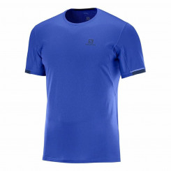Мужская футболка с коротким рукавом Salomon Agile Темно-синий