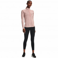 Women’s Short Sleeve T-Shirt Under Armour  Tech 1/2 Zip Pink