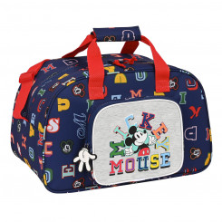 Sports bag Mickey Mouse Clubhouse Only one Navy Blue (40 x 24 x 23 cm)