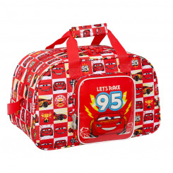Спортивная сумка Cars Let's Race Красный Белый (40 х 24 х 23 см)