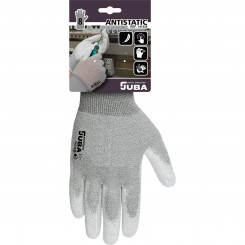 Рабочие перчатки JUBA Антистатические Серый Нейлон Карбоновое волокно