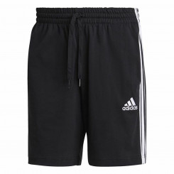 Мужские спортивные шорты Adidas Essentials 3 полоски Aeroready черные
