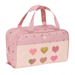 Школьная туалетная сумка Glow Lab Hearts Pink (31 x 14 x 19 см)