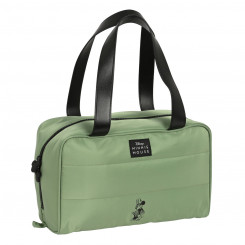 Школьная туалетная сумка Минни Маус Мятная тень Военный зеленый (31 х 14 х 19 см)