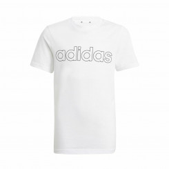 Child's Short Sleeve T-Shirt Adidas Essentials White