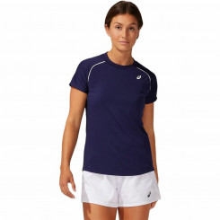 Женская футболка с коротким рукавом Asics Court Piping Blue