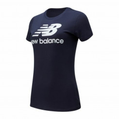 Женская футболка с коротким рукавом New Balance WT91546 Темно-синяя