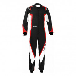 Karting Overalls Sparco K44 Kerb Black/Red (Size M)