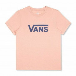 Женская футболка с коротким рукавом Vans Drop V SS Crew-B W Peach Salmon