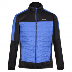 Men's Sports Jacket Regatta Clumber II Hybrid Insulated Black Blue