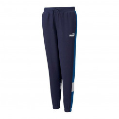 Детские спортивные штаны Puma Essential+ Colorblock Темно-синий