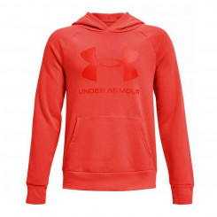 Laste kapuuts Under Armour Rival Big Logo Red