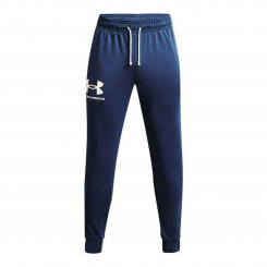 Длинные спортивные брюки Under Armour Jogger Rival Terry темно-синие мужские