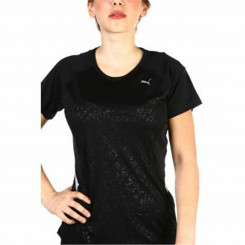 Women’s Short Sleeve T-Shirt Puma  Graphic Tee Black