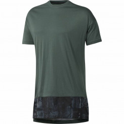 Men’s Short Sleeve T-Shirt Reebok Essentials  Green