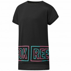 Женская футболка с коротким рукавом Reebok Dance Girls Squad, черная