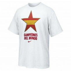 Meeste lühikeste varrukatega T-särk Nike Estrella España Campeones del Mundo 2010 valge