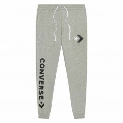 Длинные спортивные брюки Converse Jogger Star Grey Светло-серые