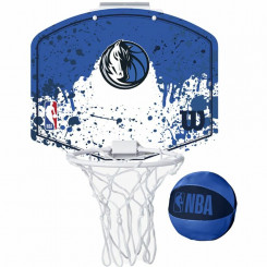 Basketball Basket Wilson Dallas Mavericks Mini Blue