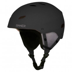 Ski Helmet Sinner SIHE-142-10A-61 Black 59-62 cm
