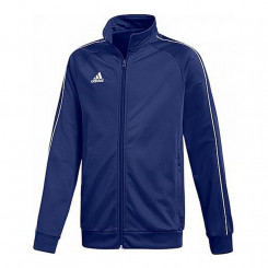 Children's Sports Jacket Adidas CORE18 PES JKTY CV3577  Navy Polyester (10 Years)