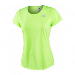 Women’s Short Sleeve T-Shirt ACCELERATE New Balance WT73128 BIO Yellow