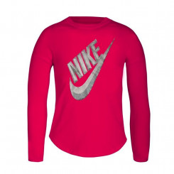 Детская футболка с длинным рукавом Nike C489S-A4Y Розовая