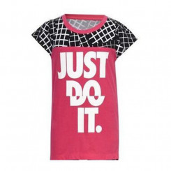 Детская футболка с коротким рукавом Nike 848-A72 Розовая 100% хлопок