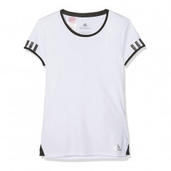 Детская футболка с коротким рукавом Adidas CLUB TEE DU2464 Белый полиэстер