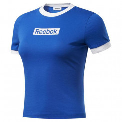 Футболка Reebok Essentials Linear Logo Синяя