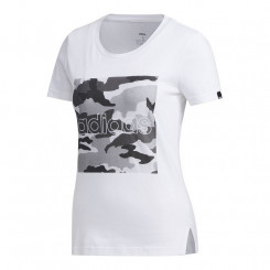 Женская футболка с коротким рукавом Adidas Boxed Camo White