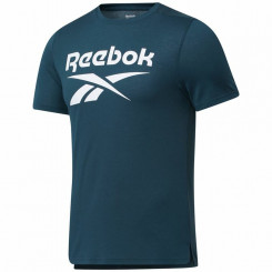 Мужская футболка с коротким рукавом Reebok Workout Ready Supremium Cyan