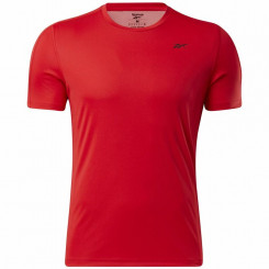 Short-sleeve Sports T-shirt Reebok Workout Ready Red