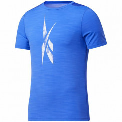 Мужская футболка с коротким рукавом Reebok Workout Ready Activchill Blue