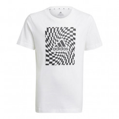 Спортивная футболка с коротким рукавом BG T1 Adidas Graphic White