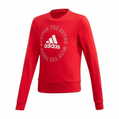 Толстовка без капюшона для девочек Adidas G Bold Crew Red