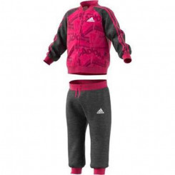 Детский спортивный костюм Adidas I Bball Jog FT Розовый Чёрный Разноцветный
