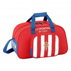 Спортивная сумка Real Sporting de Gijón Red White (40 x 24 x 23 см)