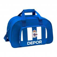 Sports bag R. C. Deportivo de La Coruña Blue White (40 x 24 x 23 cm)