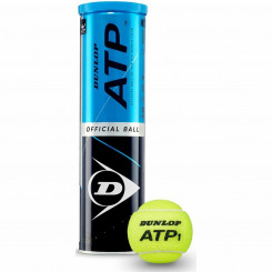 Tennisepallid Dunlop ATP ametlik kollane mitmevärviline